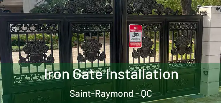 Iron Gate Installation Saint-Raymond - QC